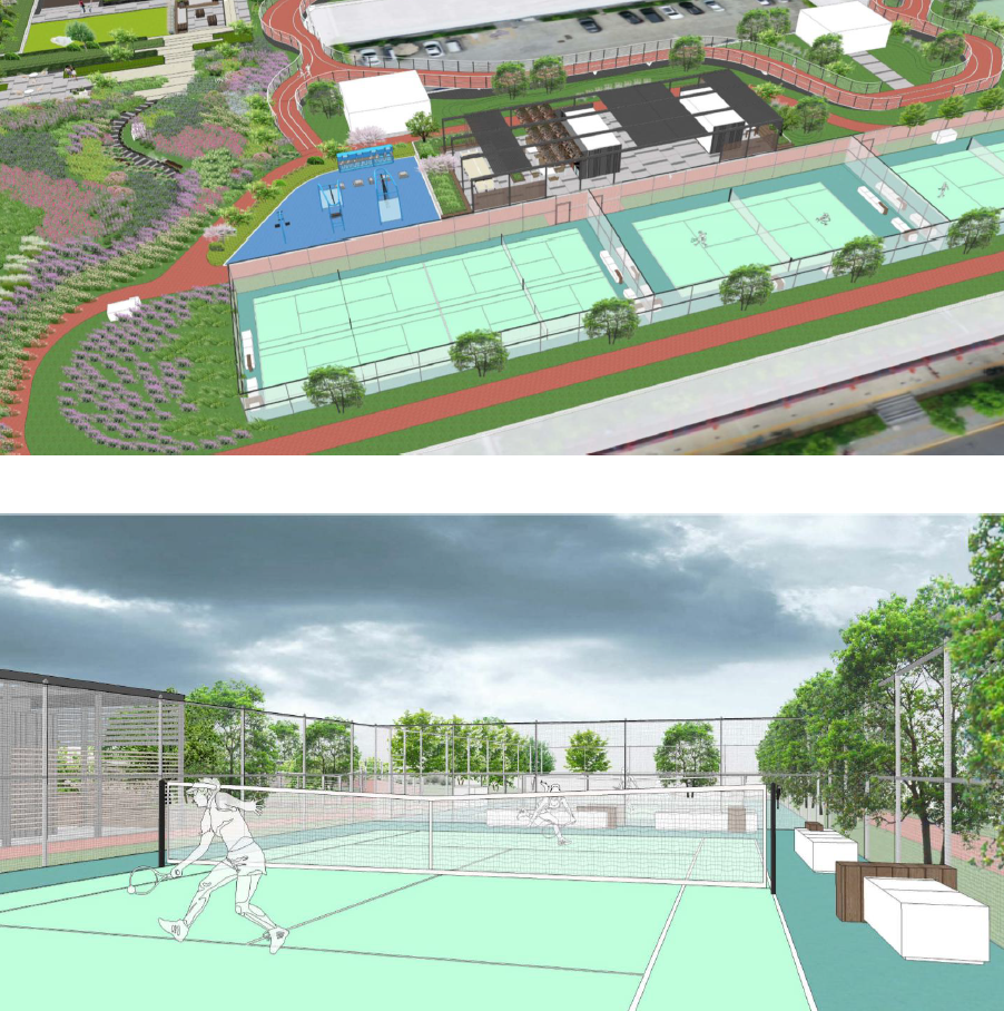 深圳新桥汇聚产业园屋顶花园景观设计（方案-施(图1)